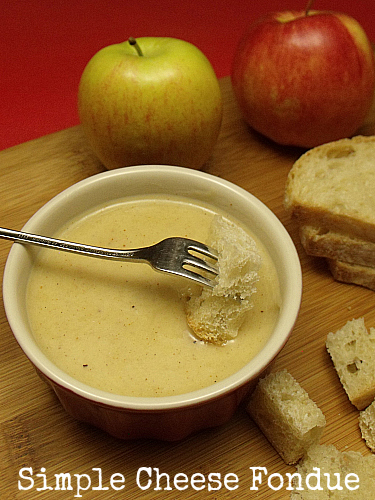 Easy Cheese Fondue