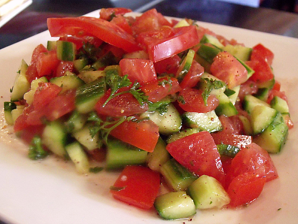 Shepherd's Salad at DonerG Turkish & Mediterranean Grill - Irvine, California