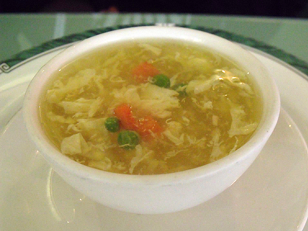 Egg Flower Soup at Chen's Panda - Orange, California