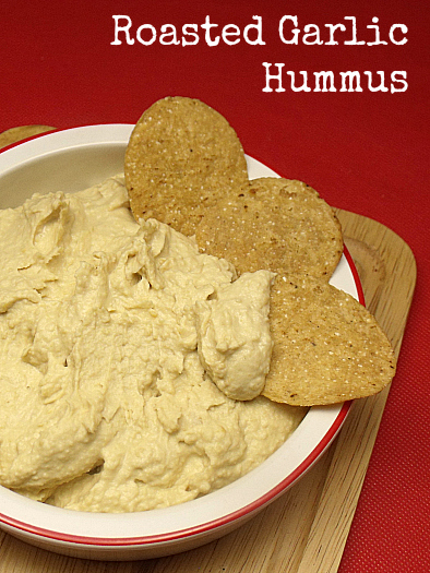 Easy Roasted Garlic Hummus