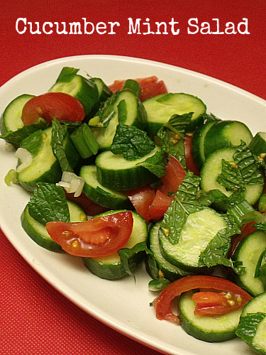 Cucumber Mint Salad Recipe