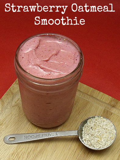 Strawberry Oatmeal Smoothie