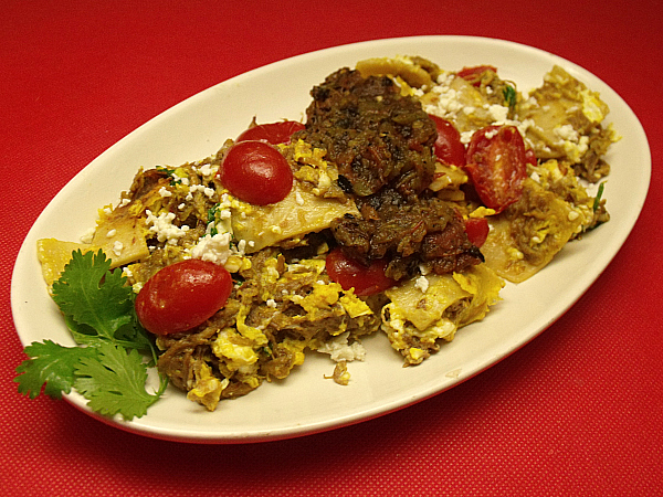 Mexican Tortilla Scrambled Eggs