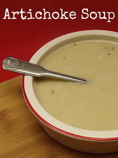 Creamy Vegan Artichoke Soup