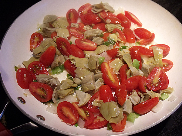 Artichoke Hearts and Grape Tomatoes