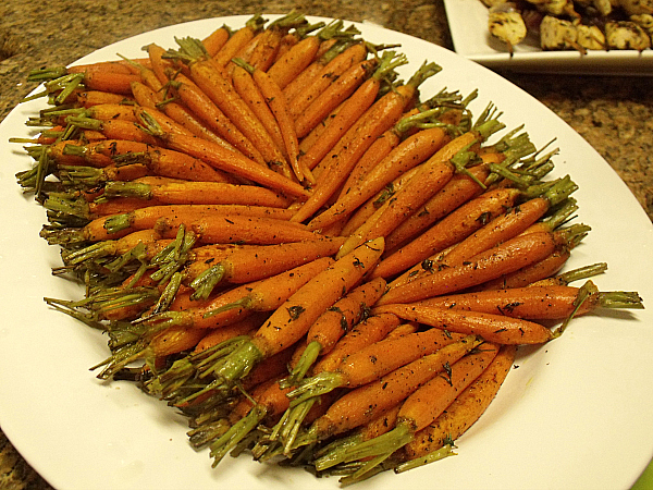 Roasted Baby Carrots with Thyme