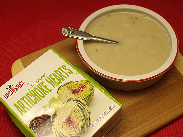 Creamy Vegan Artichoke Soup