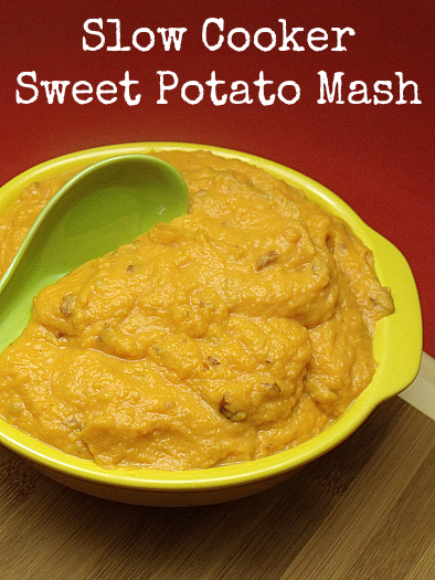 Slow Cooker Mashed Sweet Potatoes