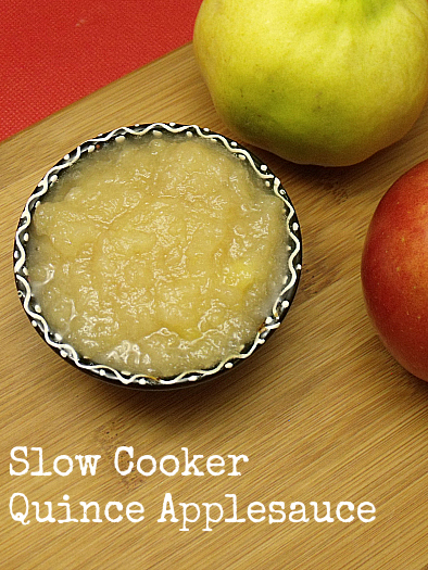 Slow Cooker Quince Applesauce