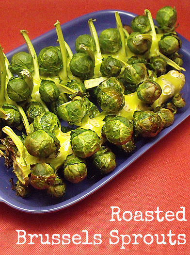Roasted Brussels Sprouts on The Stalk