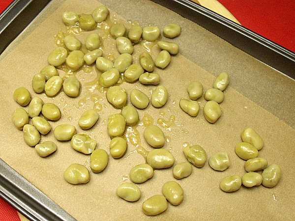 Garlic Roasted Fava Beans