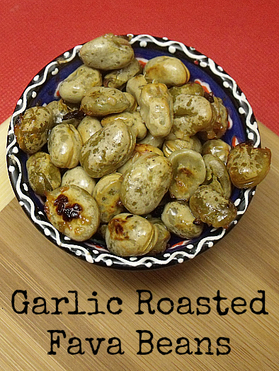 Garlic Roasted Fava Beans Recipe