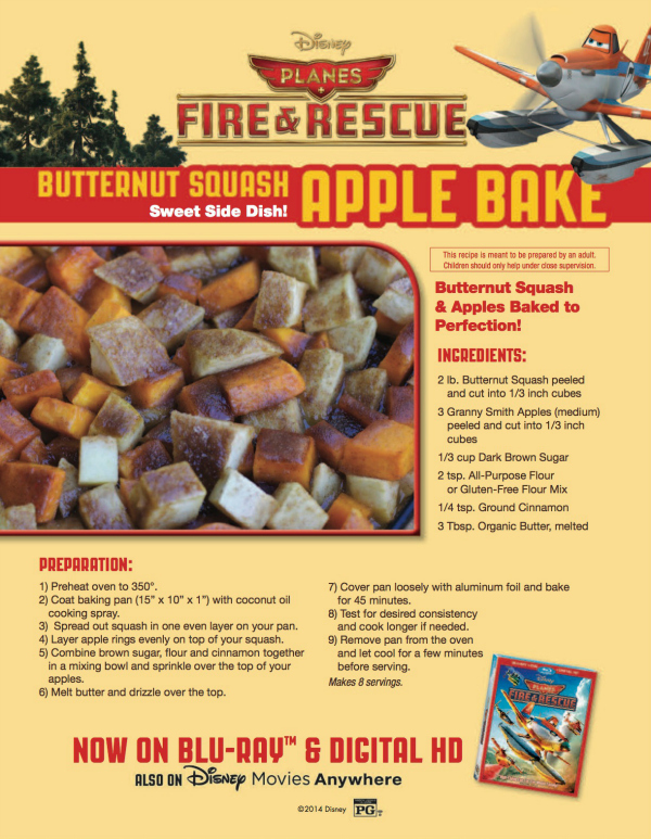 Disney Butternut Apple Dessert Recipe