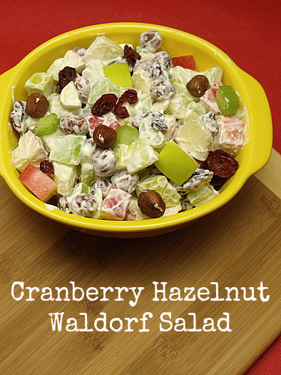 Cranberry Hazelnut Waldorf Salad