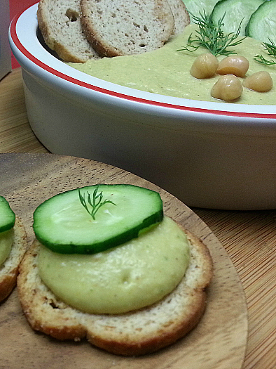 Lemon Dill Hummus Recipe