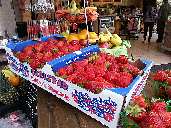 Fresh Strawberries at Legoland California
