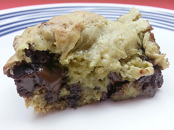 Avocado Chocolate Chip Cookie Bars