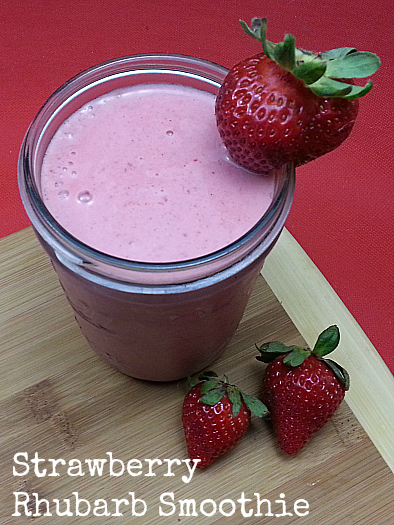 Strawberry Rhubarb Smoothie Recipe