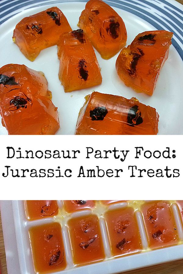 Dinosaur Party Food: Jurassic Amber Treats