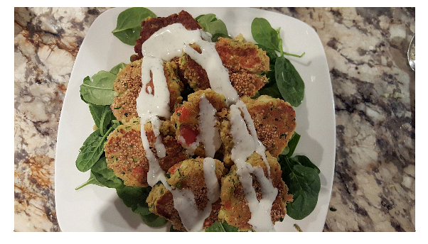 Vegan Zucchini Fritters 