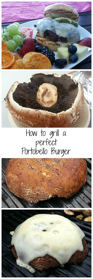 How to Grill a Perfect Portobello Mushroom - Vegetarian Vegan Burger