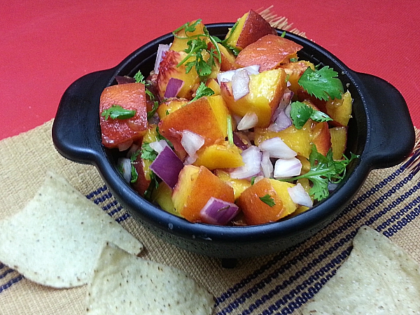 Simple & Delicious Peach Salsa