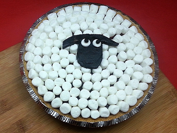 Shaun The Sheep No-bake Chocolate Pudding Pie