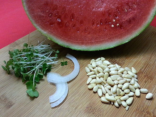 Watermelon and Goat Cheese Salad