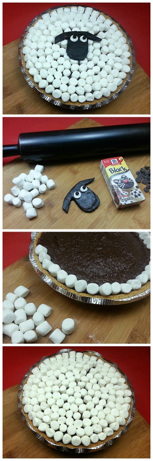 Shaun The Sheep No-bake Chocolate Pudding Pie