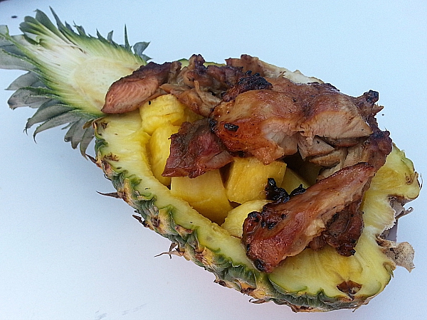 Los Angeles County Fair Food - Pineapple Boat