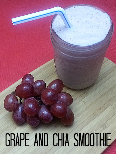Red Grape and Chia Smoothie