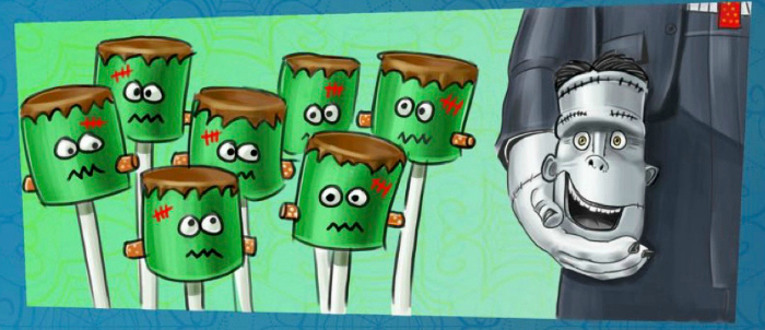 Frankenstein Marshmallow Pops Recipe