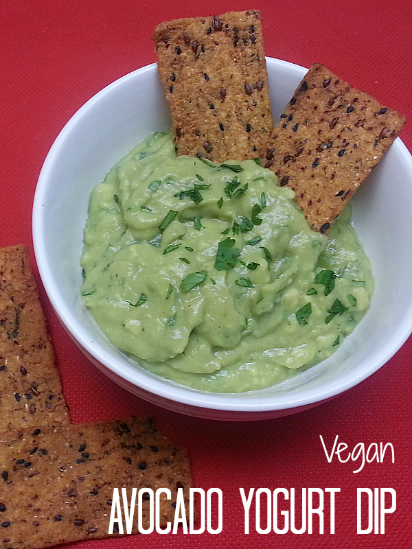 Vegan Avocado Yogurt Dip Recipe