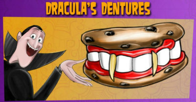 draculas dentures snack recipe