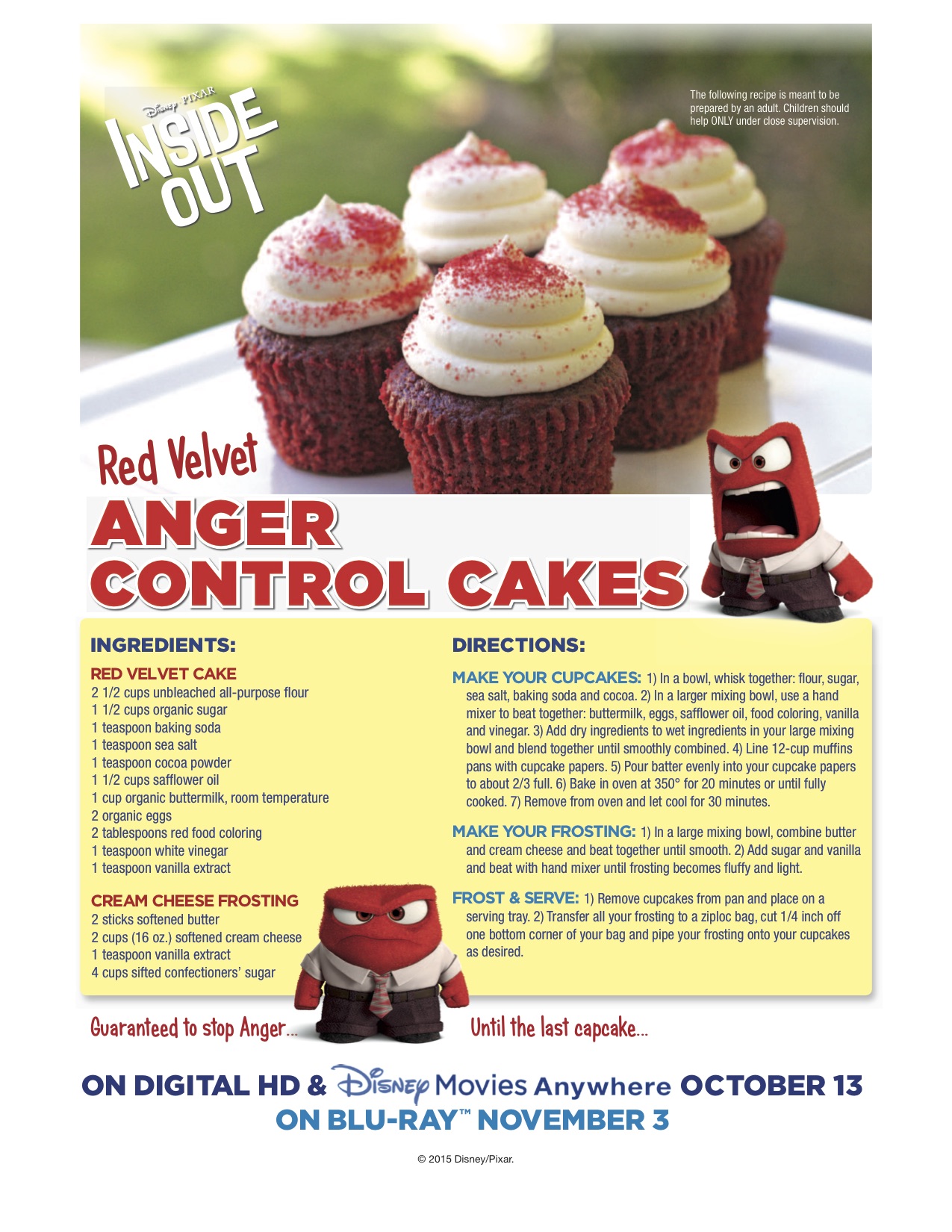 Disney Red Velvet Cupcake Recipe