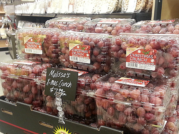 Melissa's Christmas Crunch Grapes at Bristol Farms - Los Angeles, California