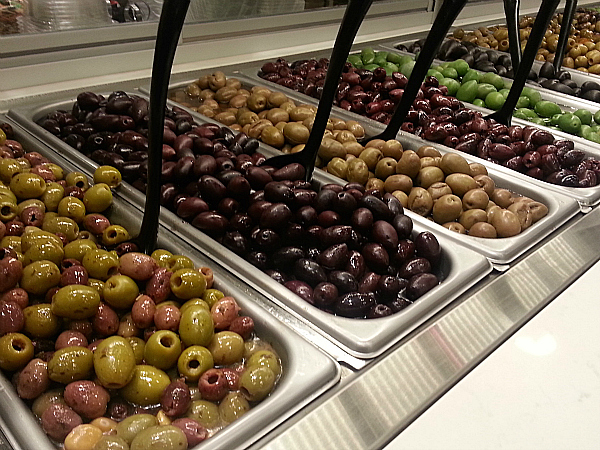 Olive Bar at Bristol Farms - Los Angeles, California