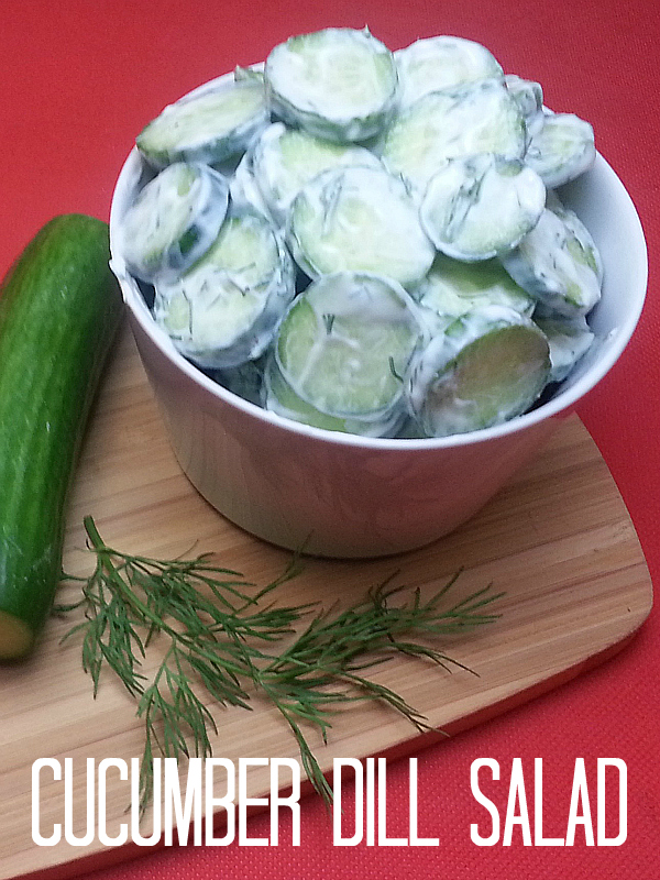 Easy Cucumber Dill Salad Recipe