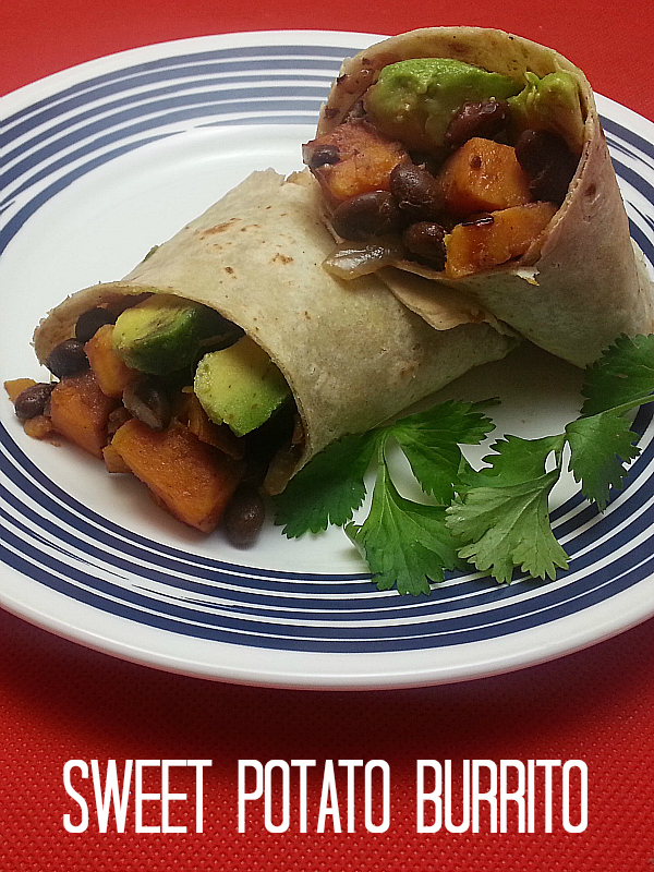 Vegan Sweet Potato Black Bean Burritos Recipe