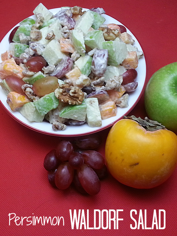 Apple Persimmon Waldorf Salad Recipe