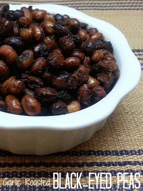 Garlic Roasted Black-eyed Peas Recipe