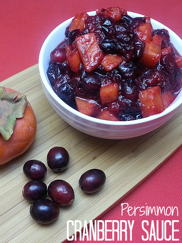 Persimmon Cranberry Sauce 