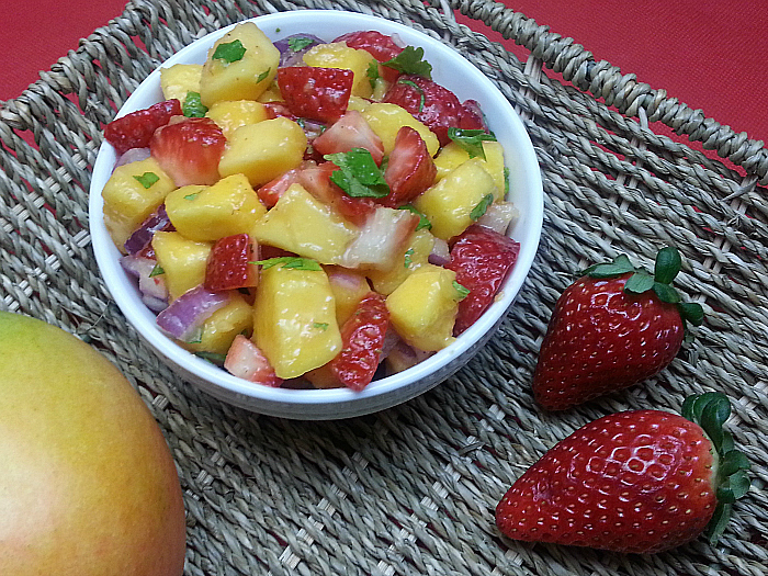 Mango Strawberry Salsa