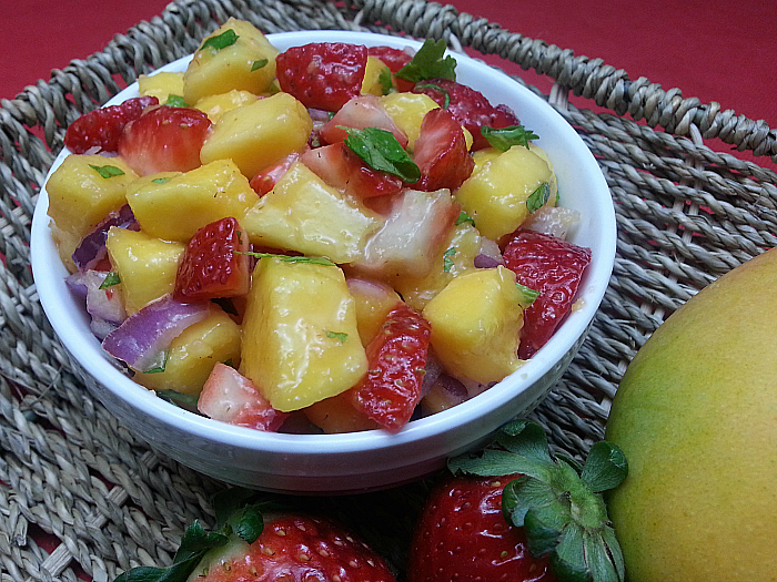 Mango Strawberry Salsa