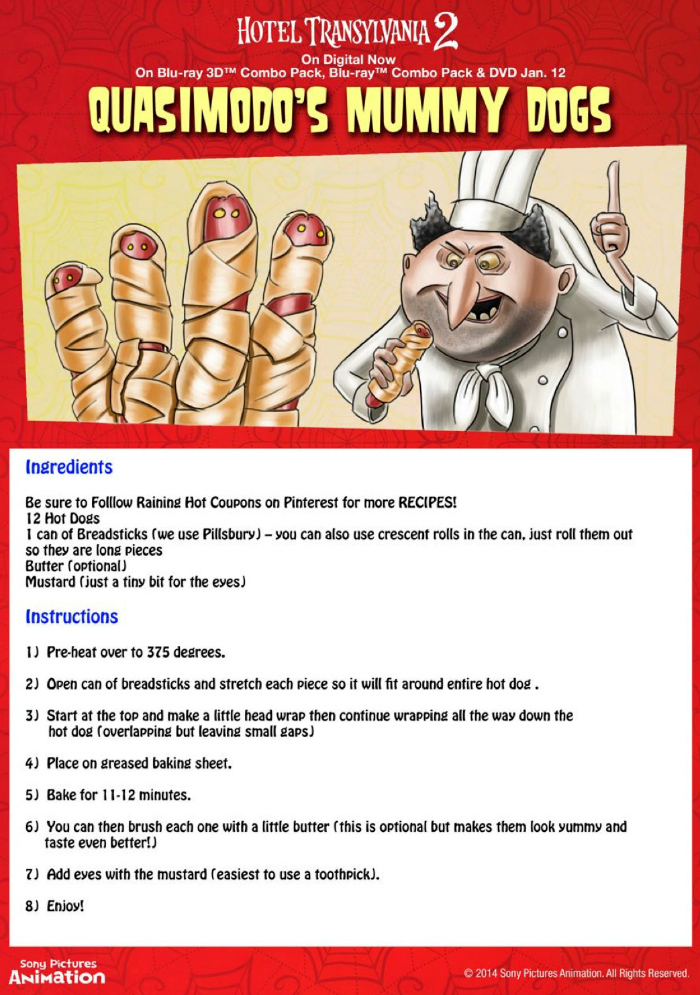Halloween Mummy Dogs Recipe for spooky hot dogs