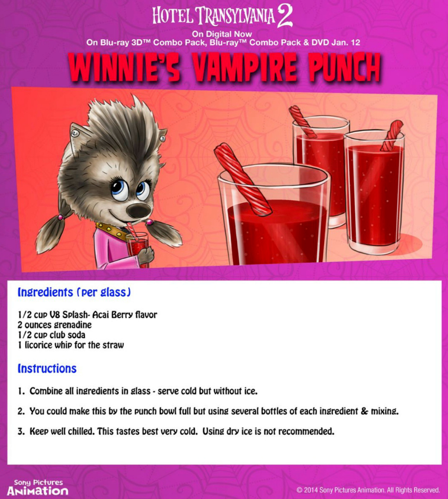 Halloween Vampire Punch Recipe