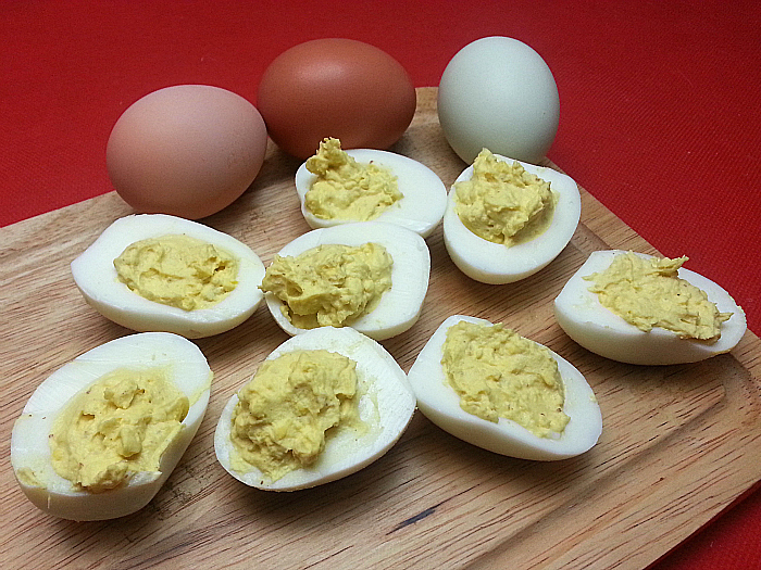 Horseradish Deviled Eggs