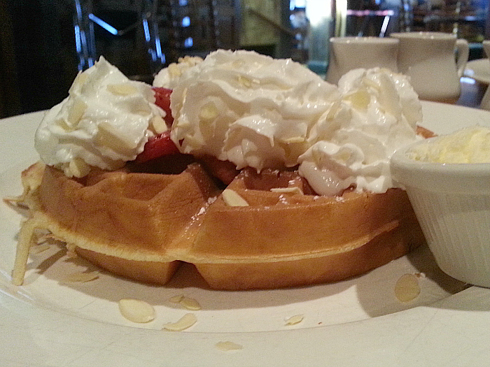 Waffle at Harris Ranch Restaurant - Coalinga, California