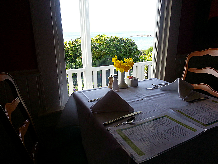 Ocean View Table at Little River Inn Restaurant & Bar - Mendocino County, California