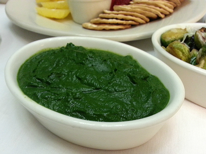 Spinach Puree with Brown Butter at Little River Inn - Mendocino County, California
